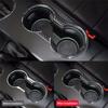 Real Carbon Fiber Cup Holder Cover Trim For Ford Mustang 2015- Replacement