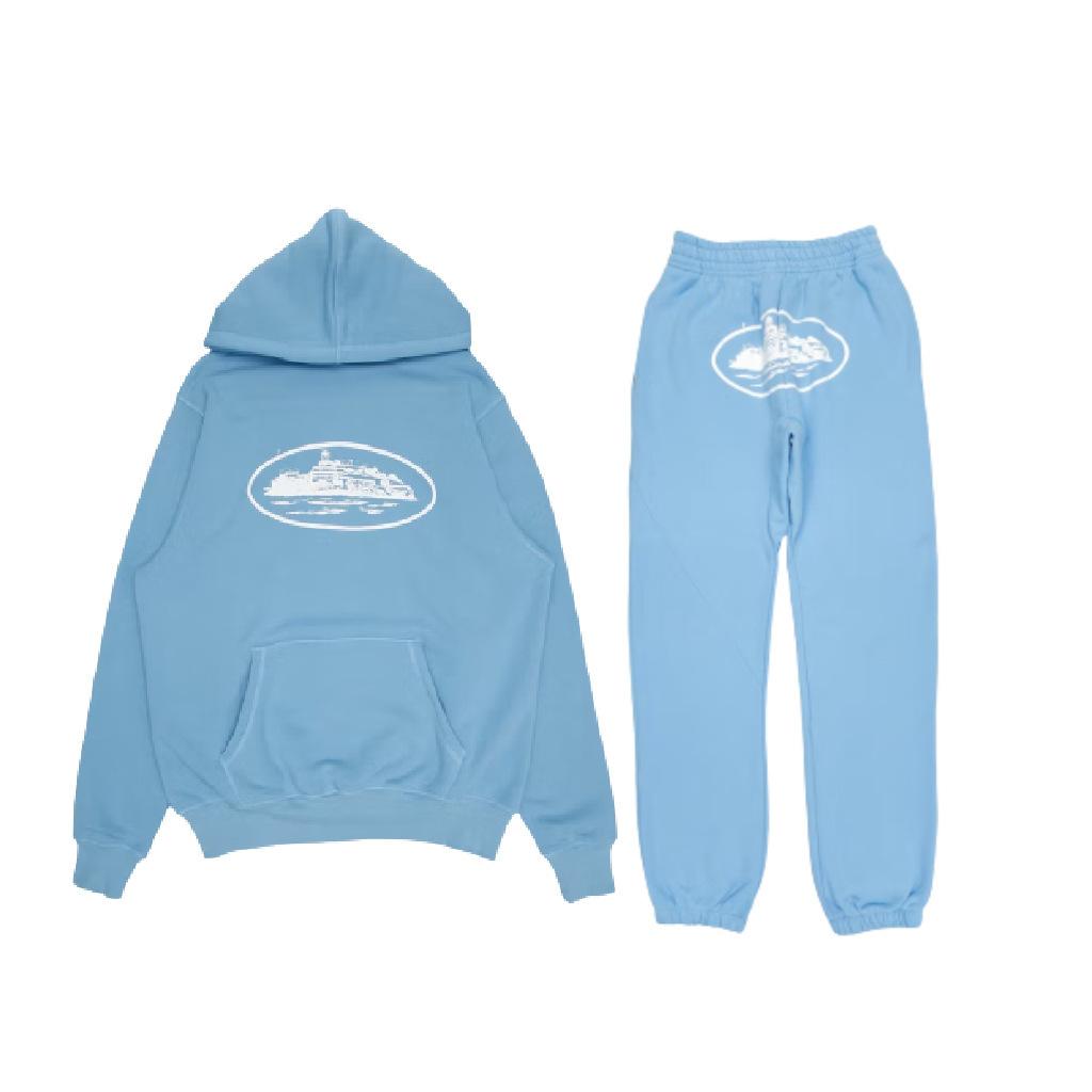 Corteiz Trend Street Loose Sweater Set Women's Trendy Hip Hop Skateboard Casual Top Men's Autumn