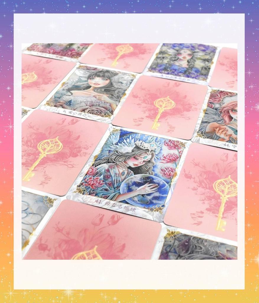Fantasy Watercolor Oracle Cards with Japanese Instructions Oracle Tarot Cards Fortune Telling [Japanese] [Authentic]