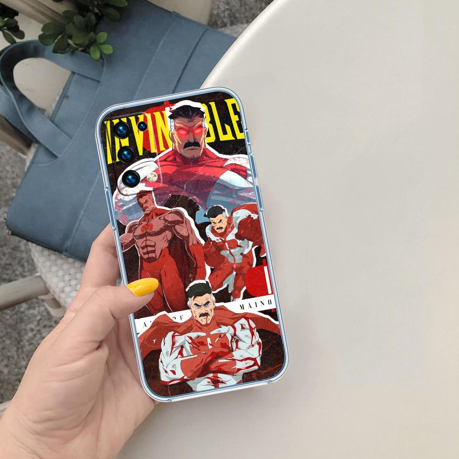 

CJ67 I-Invincibles Soft Shell Transparent Phone Case for Motorola Moto G7 G8 G9 G84 G85 G73 G24 G15 Z2 Play Power Plus Motorola Moto G8 Play