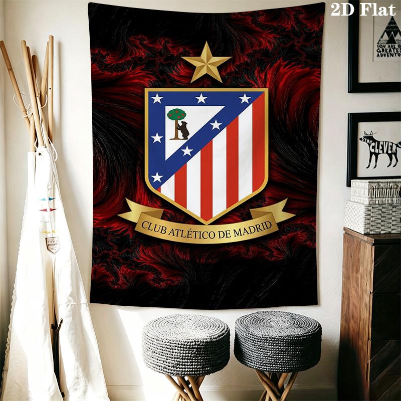 Atletico Madrid Crest Bedding 1 Duvet Cover 2 Pillowcase Without Core Bedding Set Christmas Birthday Gift Duvet Cover And Pillowcase Bedding