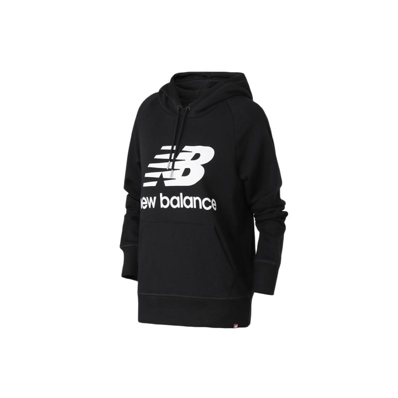 New Balance Sweatshirts Women s Black Hooded Moderate AWT03550-BK S