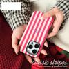 Blue & Pink Vertical Stripes Phone Case for Samsung Galaxy S20 S23 S24 S25 S26 FE Plus Ultra Edge 4G 5G Double-layer Back Cover