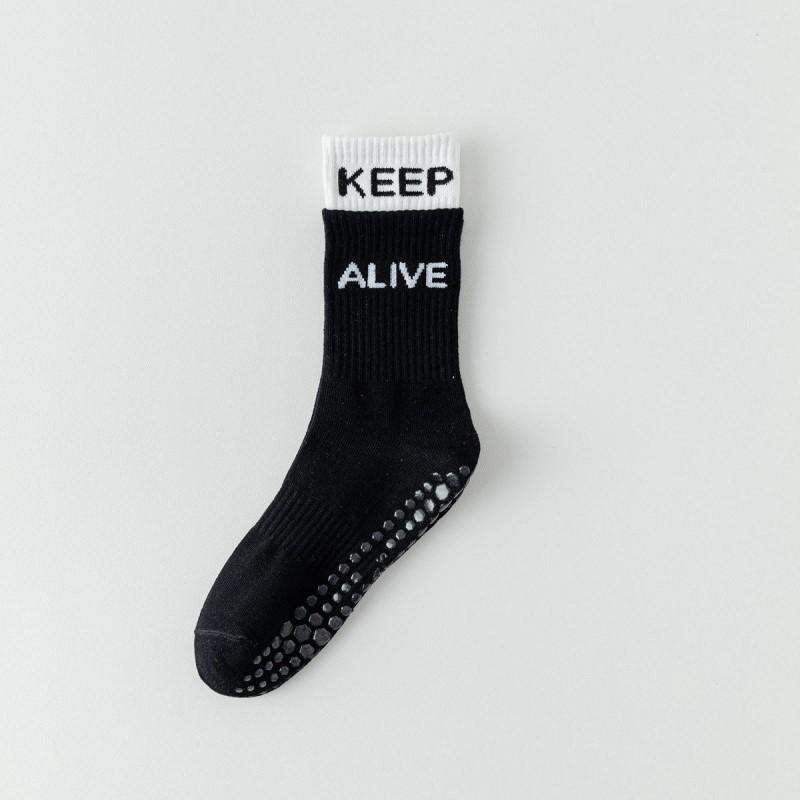 1/5 Pairs of Women's Socks Yoga Socks Stockings Sports Socks High Bounce Fitness High Tube Socks Non-slip Running Socks