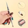 Nail Art Doppelseitiges Liner-Stift-Set: Farbmalerei, Schnitzen, Umrisszeichnen, Mischen, Kleber aufnehmen, Prägewerkzeug
