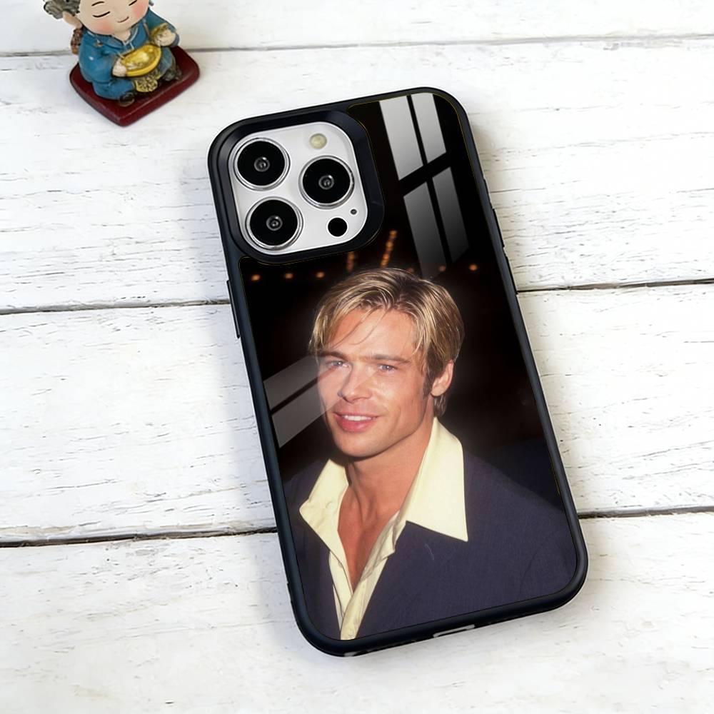 Brad Pitt Phone Case For iPhone17,16,15,14,13,12,11 Plus,Pro Magnetic For Magsafe Wireless Charging iPhone16PROMAX