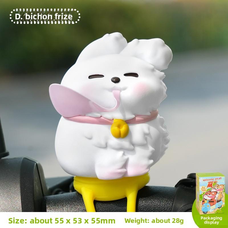 Bicycle Cartoon Cute Figurine Ornaments Featuring Creative Wind-borne Animals, Animals, Electric Vehicles, Motorcycles, Decorative Items.