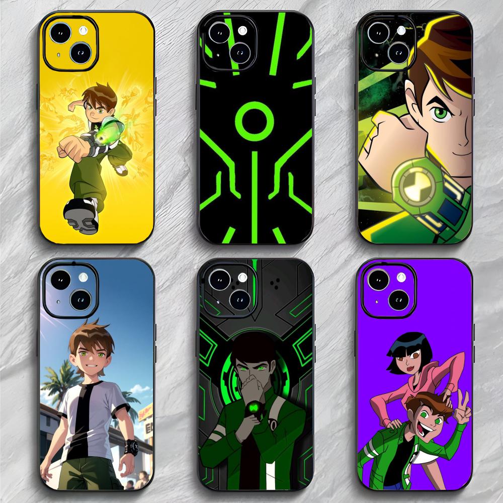 Fun Cartoon B-Ben 10 Phone Case Phone Case Soft Packaging Lightweight For iPhone17 16 15 14 13ProMax