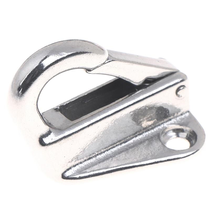 

2Pcs 316 Stainless Steel Marine Spring Snap Fending Hook Marine Boat Spring Snap Attach Rope Fender Boat Hardware 2pcs