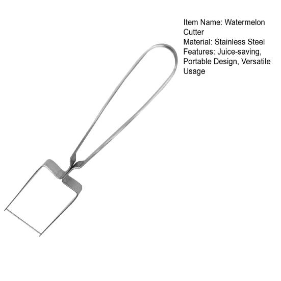 Watermelon Cutter Slicer Tool Stainless Steel Watermelon Windmill Cutter Portable Fruit Slicer for Home Party Camping
