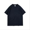 Men's Heavyweight Pure Cotton Short Sleeve Round Neck Casual White T-shirt