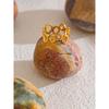 Yhpup 678# Arrivals Stainless Steel Round Geometric Hollow Gold Color Ring for Women Minimalist Trendy Jewelry Accessories