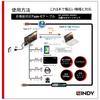 LINDY 1m ANTHRA LINE USB Gen 2x2-kabel med PD Smart Chip 3.2 Type-C (Modellnummer 36901)