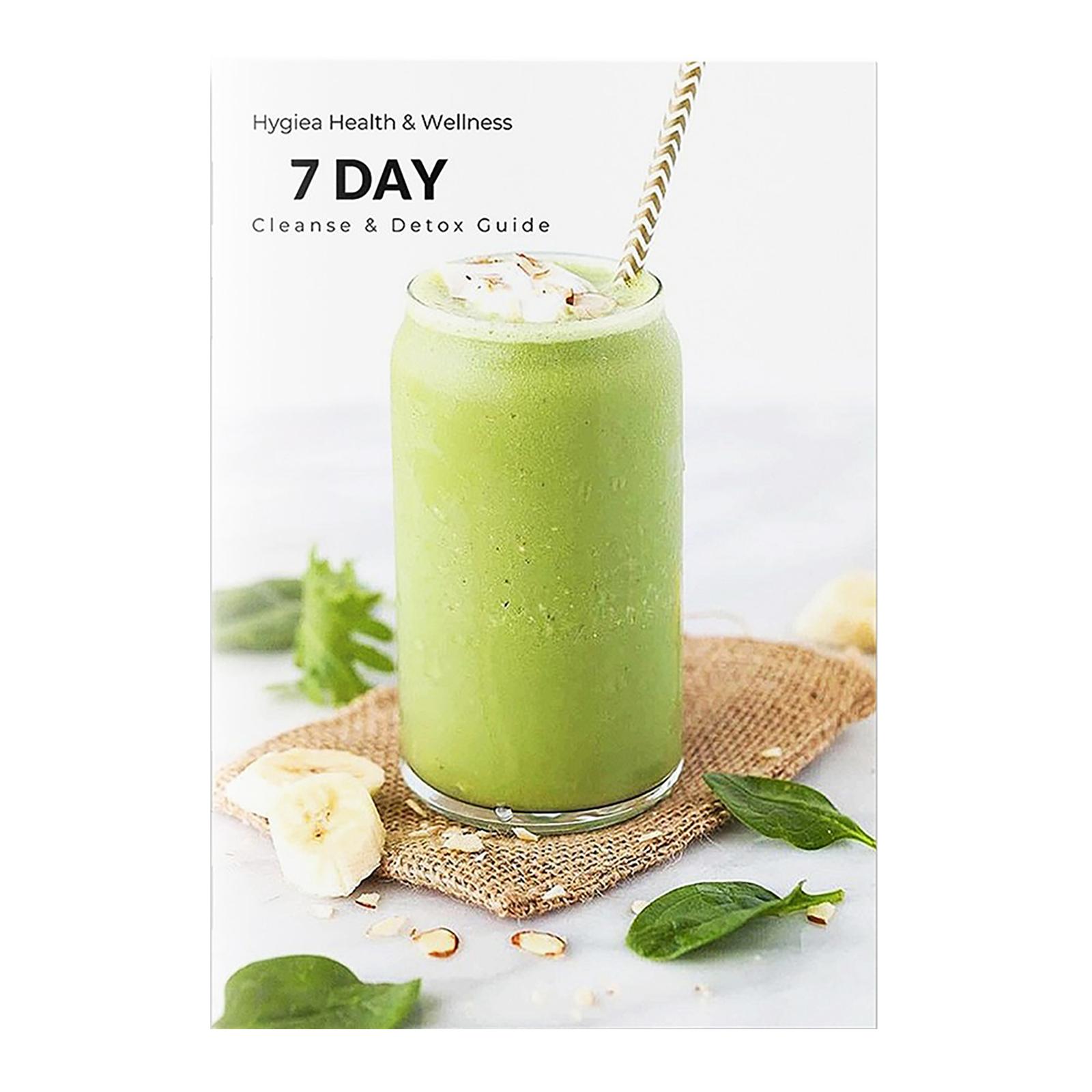 Hygiea Health and Wellness 7 Day Cleanse and Detox Guide Natural Detoxification Program for Body and Mind Wellness One Size