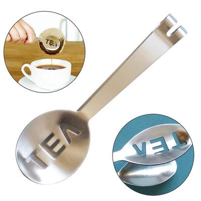 Tea Bag Squeezer Filter Stainless Steel Infuser Strainer Tong New Kitchen Tool
