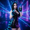 Ear Headband Gloves and Tail Set - 3 Piece Party Costume Accessory for Women