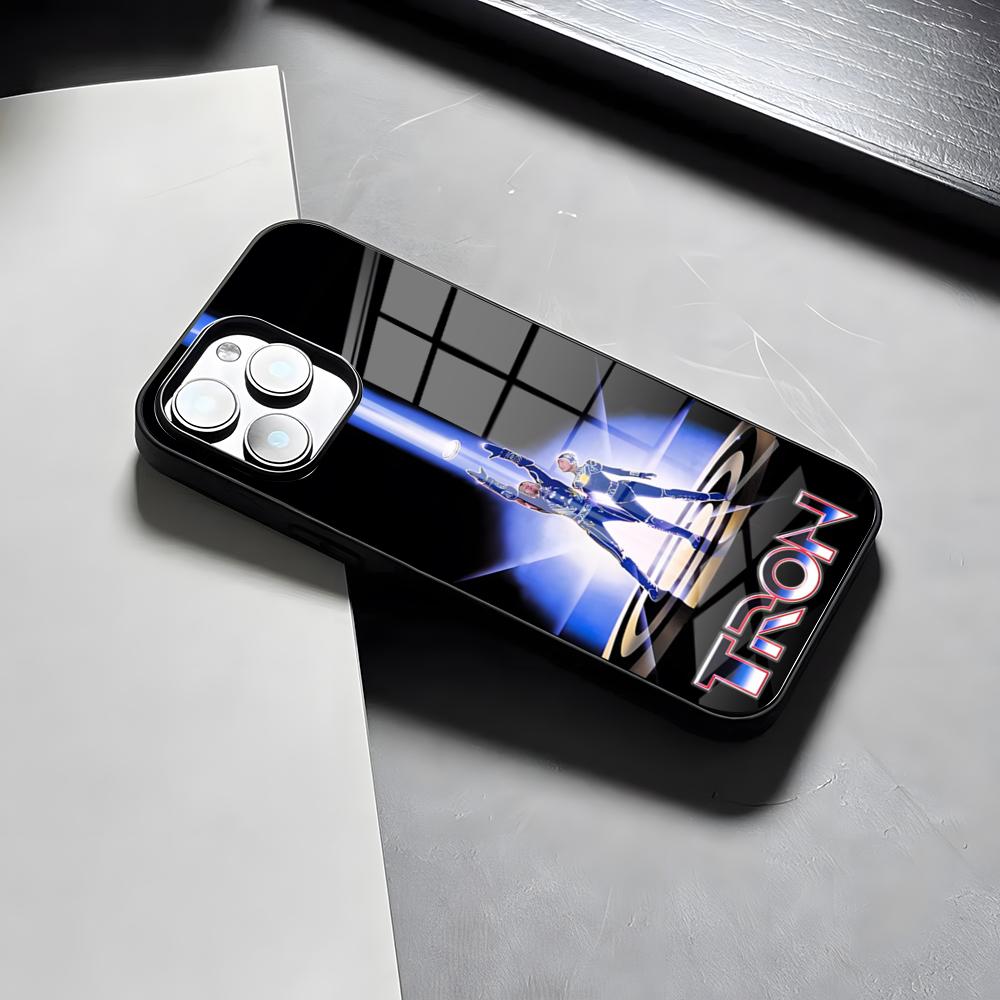 Tron Legacy Phone Case For IPhone 17 Pro Max 15 Pro 16 14 Plus 12 13 Mini 11 Pro Shockproof Glass Cover