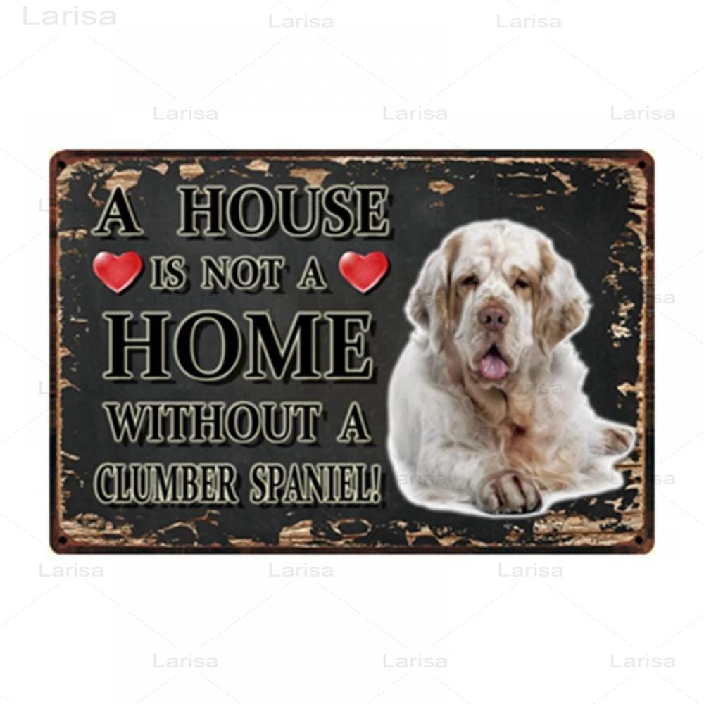 Pets Animal Dog Metal Poster Pitbull Bulldog Chihuahua Tin Sign Vintage Plate Home Decor Bar Pet Shop Wall Art Metal Painting