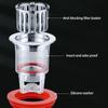 4pcs not Clog Magnetic Suction Floor Drain Plugs Floor Drain Shower Waste Water Drainer for Odor Frees Living space