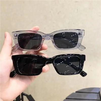 Sunglasses Women Rectangle Vintage Lady Eyeglass Cat Eye Driver Retro Points Sun Glasses Goggles Brand Designer