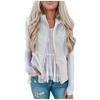 Womens Vest Winter Warm Hoodie Outwear Casual Coat Faux Zip Up  Jacket