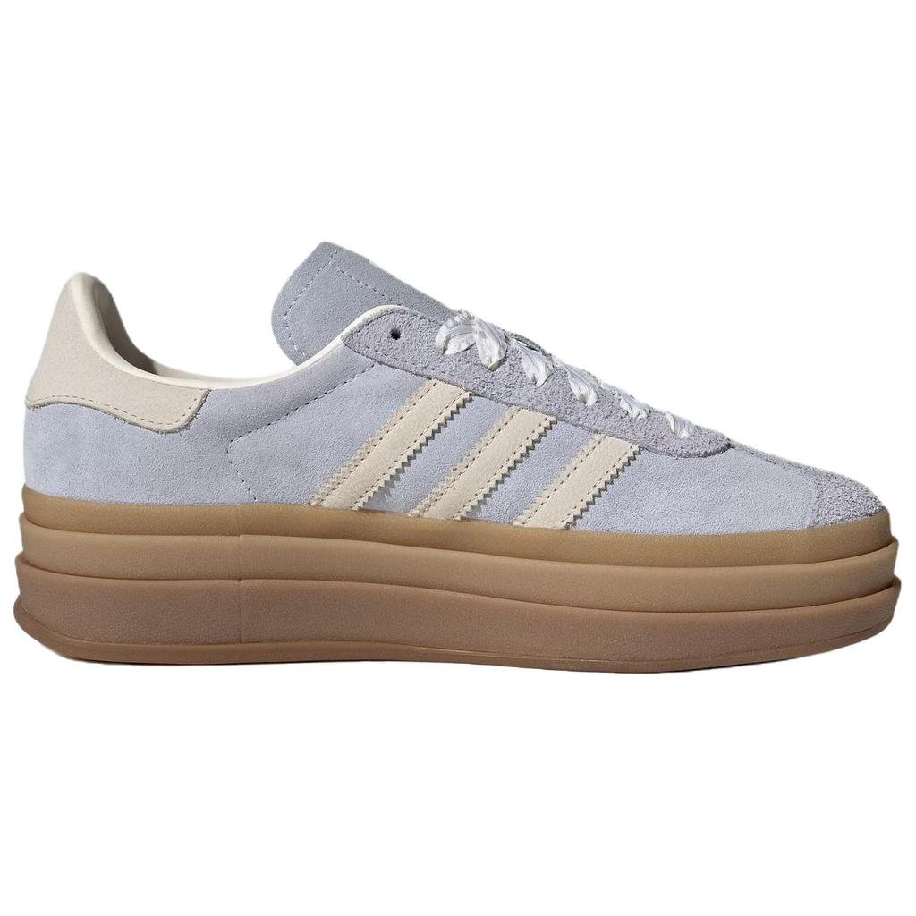Adidas Originals Gazelle Bold T Shoes Comfortable Classic Skate Shoes Women sneaker Crystal-Blue IH4210
