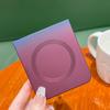 Magnetic Wireless Charging For Magsafe Case For Samsung Galaxy Z Flip 3 4 5 Gradient Color Matte Soft Silicon Folding Back Cover