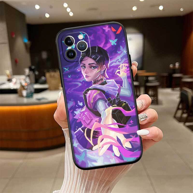 V-VALORANT Phone Case for Redmi Note 12 12S 12C 13 13C 13R 14 14S 14R 14C 11A 13X A3 A3X A4 A5 Pro Max Plus