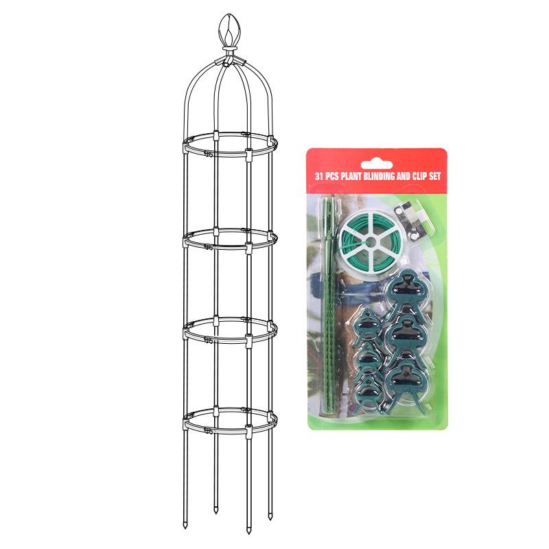 Spliced Climbing Plant Support Frame for Roses and Flowers