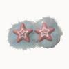 Autumn And Winter Cute Plush Star Hair Clip Hair Accessories Dopamine Plush BB Hairpins Headdress Sweet Fluffy Duckbill Clips