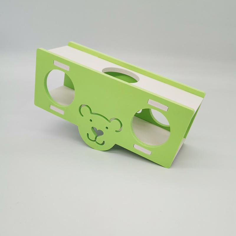 

1 шт., игрушки для хомяков, красочные деформационные доски, принадлежности для хомяков, деревянные игрушки «сделай сам», принадлежности для хомяков, деформационная бочка