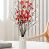 6PCS Real Touch Artificial Plum Branches Plastic Wintersweet Flower  Wedding Ceremony