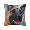 Custom Malinois Dog Luxury Throw Pillow Cover Decoration Belgian Shepherd Mechelaar Chair Cushion
