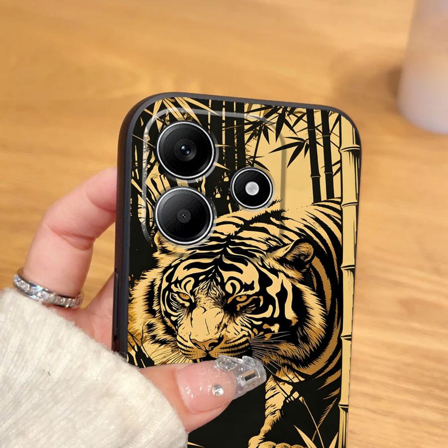 Funda Phone Cover Case for Xiaomi Redmi Note 9 13 Pro Plus 11s 12s 12 Pro 14 11 7 8 10 10S 9S Cool Tiger Leopard