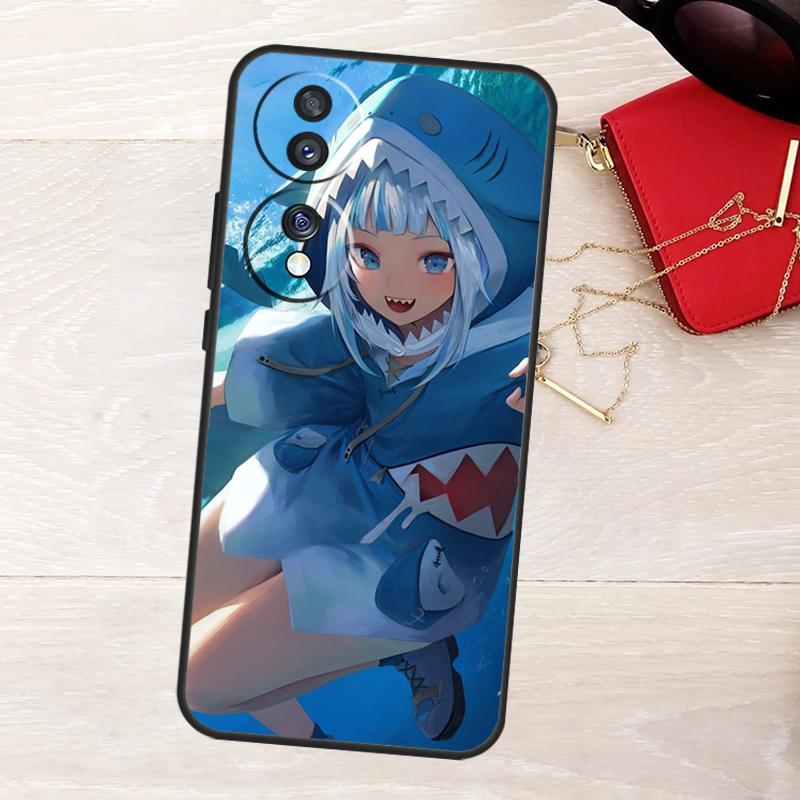 Anime Hololive Gawr Gura Case For Honor Magic 8 5 6 7 Lite 50 70 90 200 400 Pro X8b X8c X9a X9b X9c X9d Win RT Cover