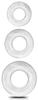 Pack of 3 Beast Rings Transparent Flexible Cock Rings - Beast Rings - Flexible Cockrings