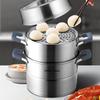 Supor 3-lagiger Dampfgarer & Suppentopf aus Edelstahl