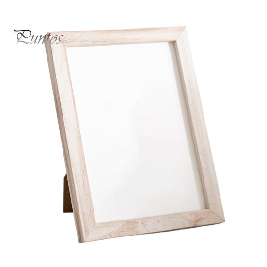 6/7/8/10-Inch/A4 Vintage Wooden Photo Frame Clear Glass Picture Display Frame Rustic Home Office Bedroom Desktop Photo Holder Decoration