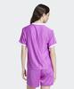 adidas 3S Pinstripe Tee - Purple / Iy7225