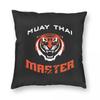 Muay Thai Gloves Thailand Boxing Fighter College  Square Pillowcase Pillow Cover Cushion Throw Pillow for Home Bedroom Car