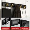 YUNJIEYA Folding Door Hooks Towel Hanger Nail Free Punch Wall Rack  Hook Coat Clothes Holder for Bathroom Kitchen Accessories