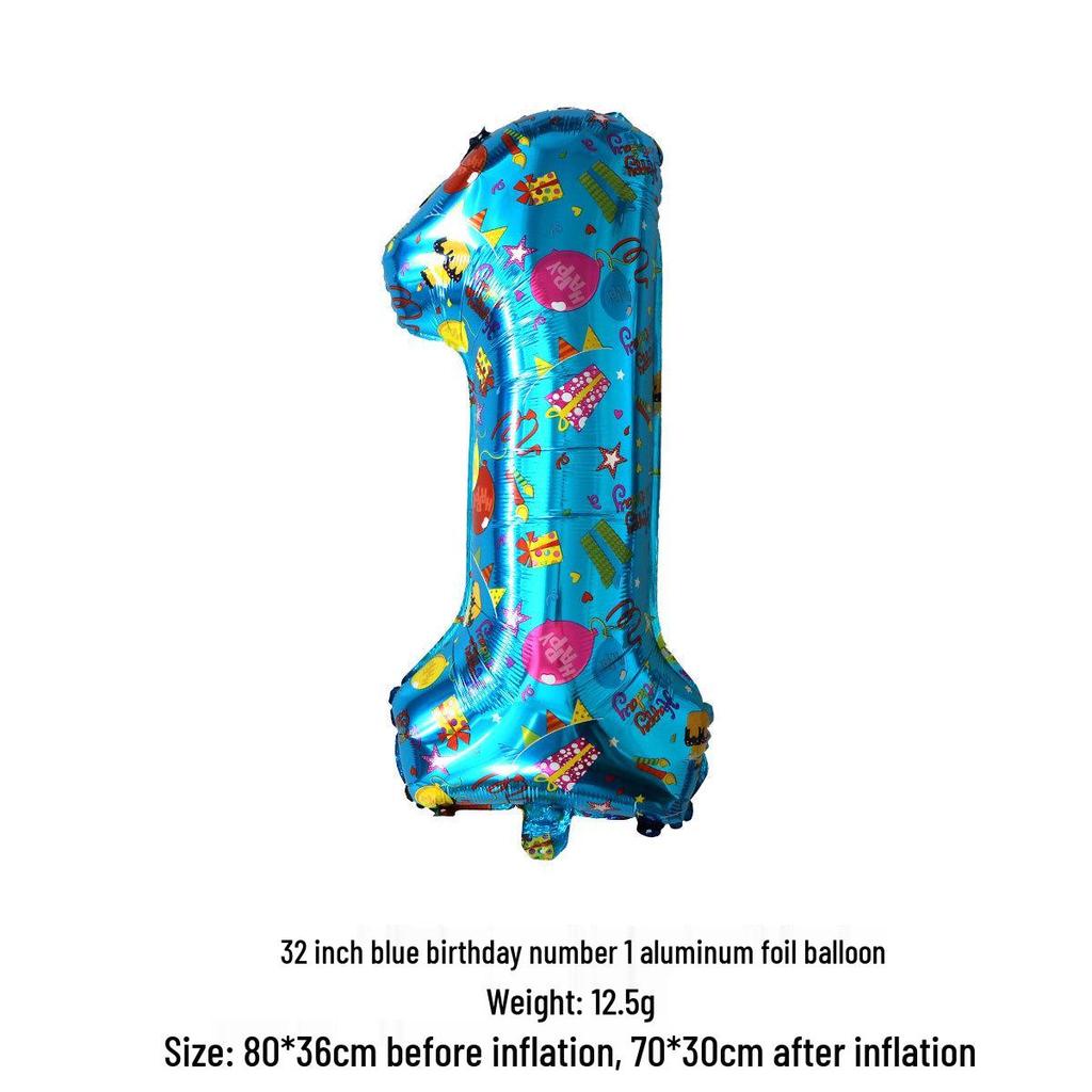 32" Birthday Number Balloons for Kids' Parties & Weddings