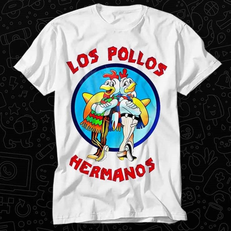 Los Pollos Hermanos Vintage TV Series Graphic Unisex Gift Tee Men Women