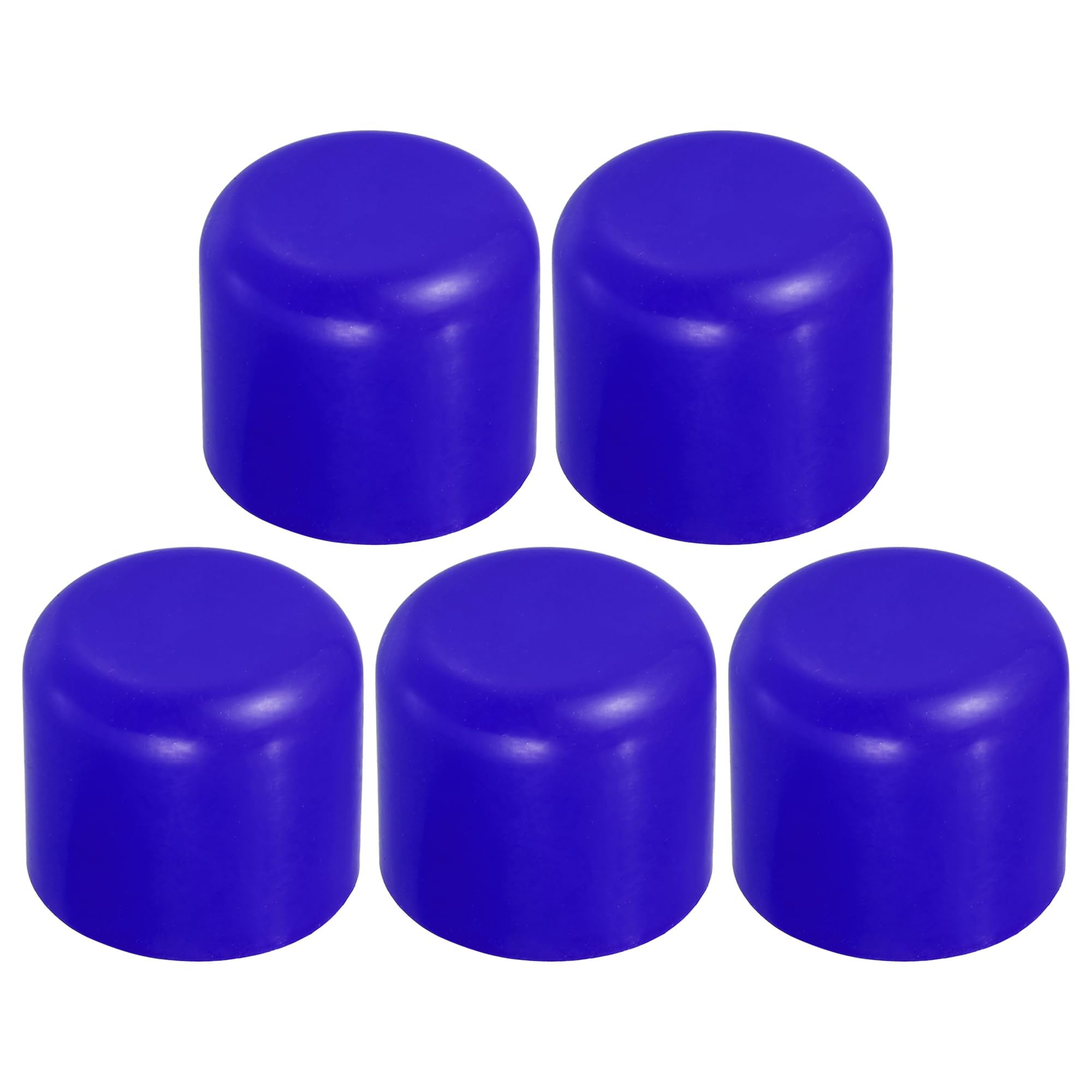 X AUTOHAUX Set of 5 32mm 1.26  Silicone Hose Cap синий