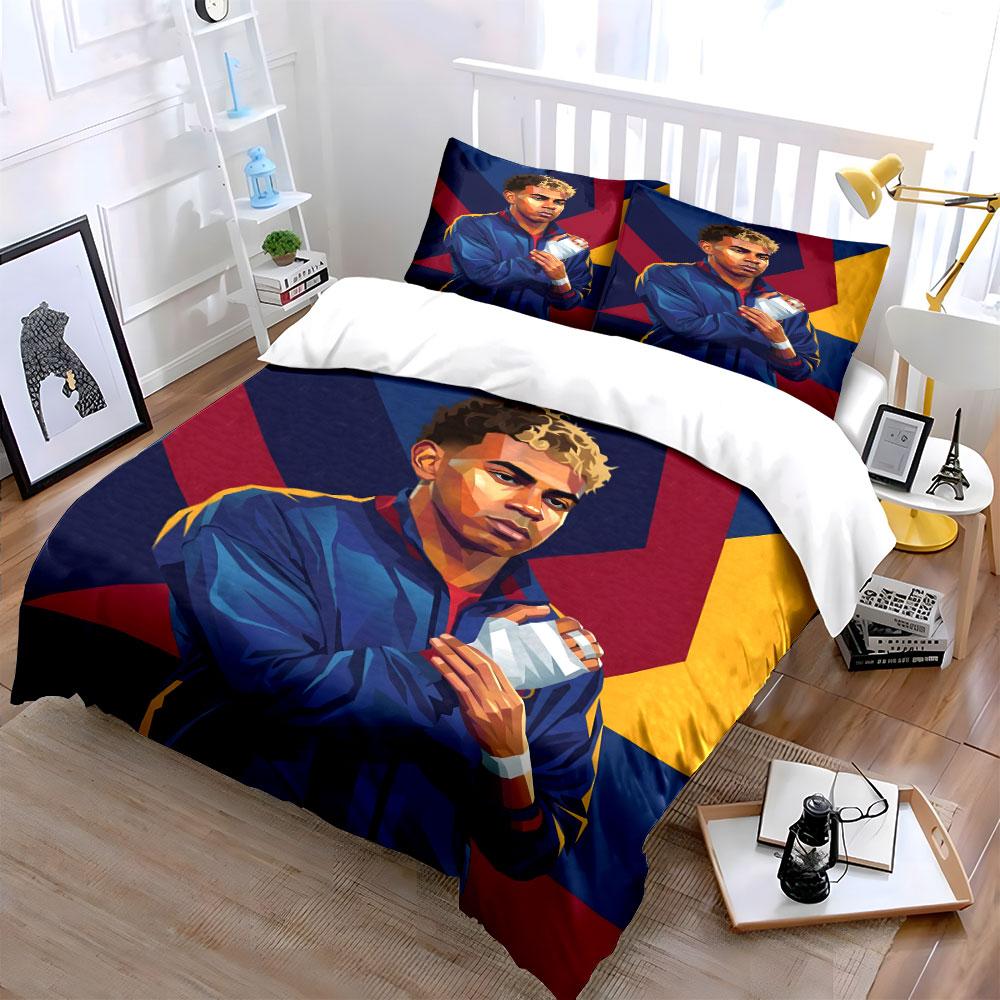 Athlete holding a trophy. Bedding sets Duvet cover sets Duvet covers Pillowcases(1 * Duvet Cover 2 * Pillowcases without duvet insert)