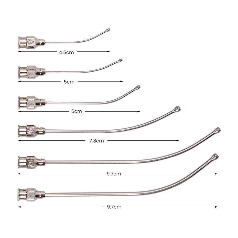 7 Pcs/lot Bird Parrot Feeding Syringe Parrots Bird Feeding Syringe With 6 Pcs Curved Gavage Tubes Bird Feeding 10/20/30/50ml