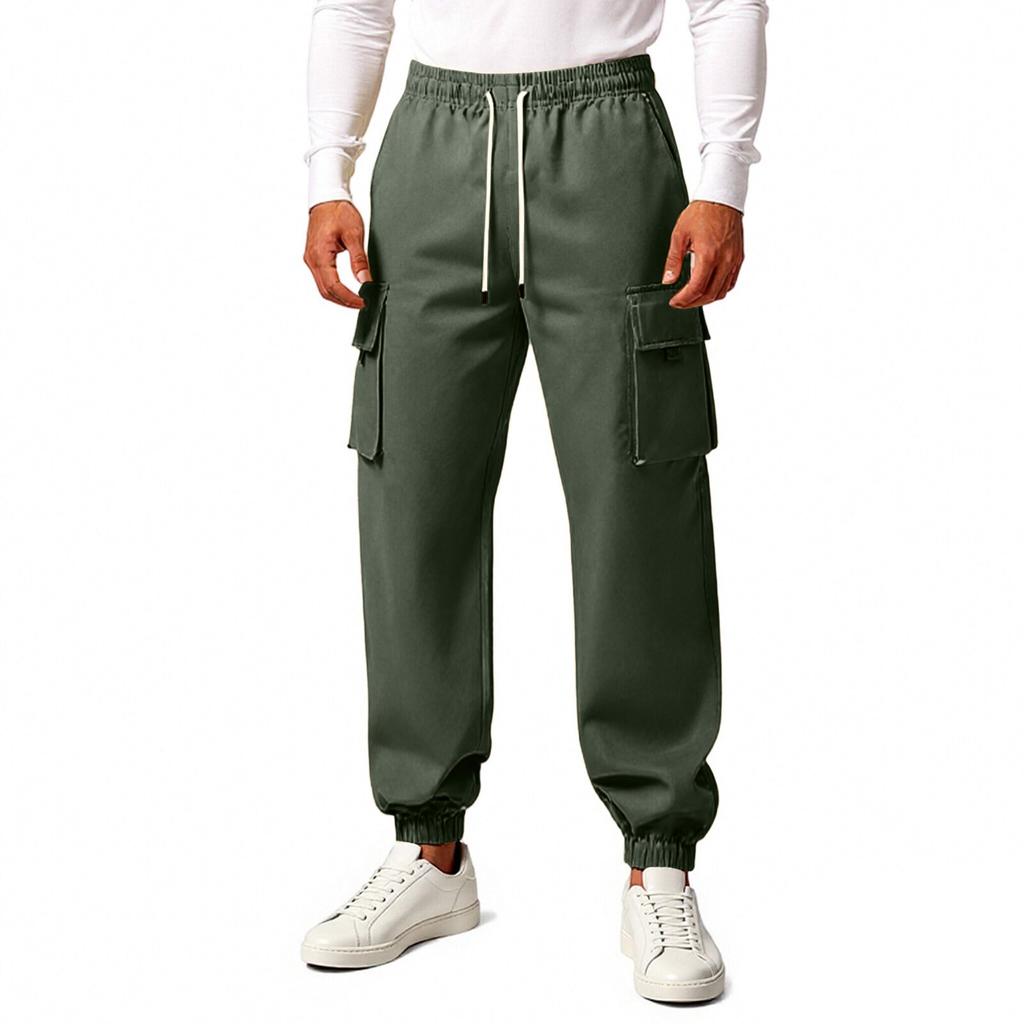 Men's Fashion  Leisure  Middle Waist  Long Style  Casual Pants