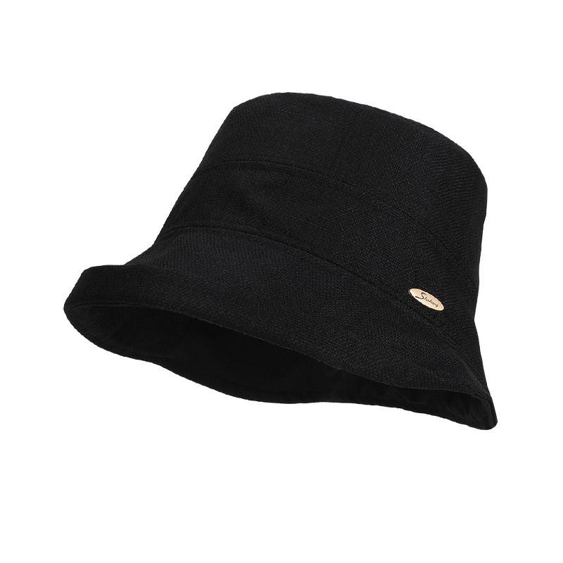 Classic Summer Sun Protection Fisherman Hat With Breathable Polyester For Women