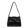 Minimalist Pu Square Shoulder Bag For Women With Stitching Detail And Casual Design