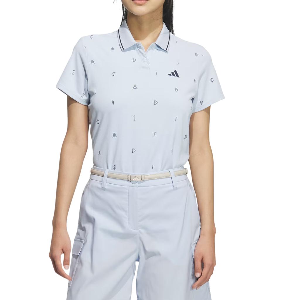 Adidas Performance Climacool Moisture-Wicking Polo Golf Shirt Women tops KB4749